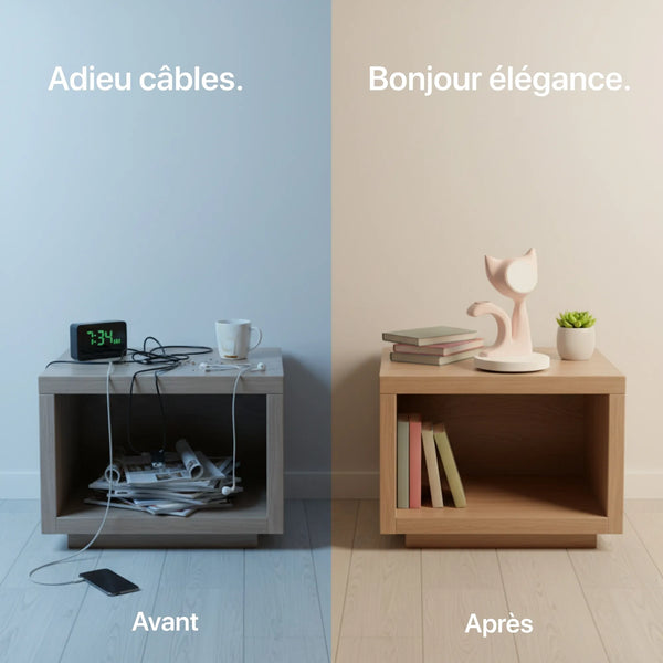 3-in-1 charger in pink from Craft Kitties, featuring a sleek design for clutter-free charging.