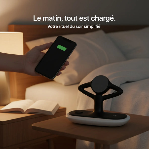 Craft Kittiesfr Zen 3-in-1 charger with sleek design for efficient device charging in new office setup