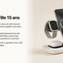Cadeau ado fille 15 ans : l'accessoire de table de nuit qui charge l'iPhone en secret — chargeur sans fil Les Petits Chargeurs
