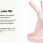 Cadeau lapin pour fille : ce qu'elle voudra garder toute sa vie — chargeur sans fil Les Petits Chargeurs