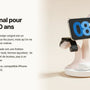 Cadeau original pour homme de 40 ans : le chargeur sans fil qui s'intègre au bureau design — chargeur sans fil Les Petits Chargeurs