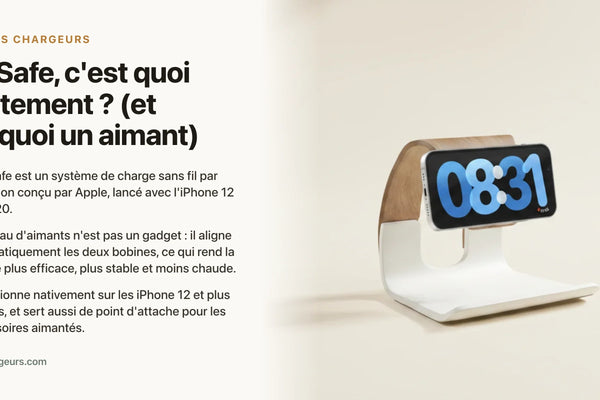 MagSafe, c'est quoi exactement ? (et pourquoi un aimant) — chargeur sans fil Les Petits Chargeurs