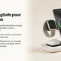 Chargeur MagSafe pour iPhone 14 Plus : grande batterie, 15W — chargeur sans fil Les Petits Chargeurs