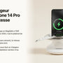Meilleur chargeur MagSafe iPhone 14 Pro Max (15W, vitesse reelle) — chargeur sans fil Les Petits Chargeurs