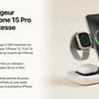 Meilleur chargeur MagSafe iPhone 15 Pro Max (15W, vitesse reelle) — chargeur sans fil Les Petits Chargeurs