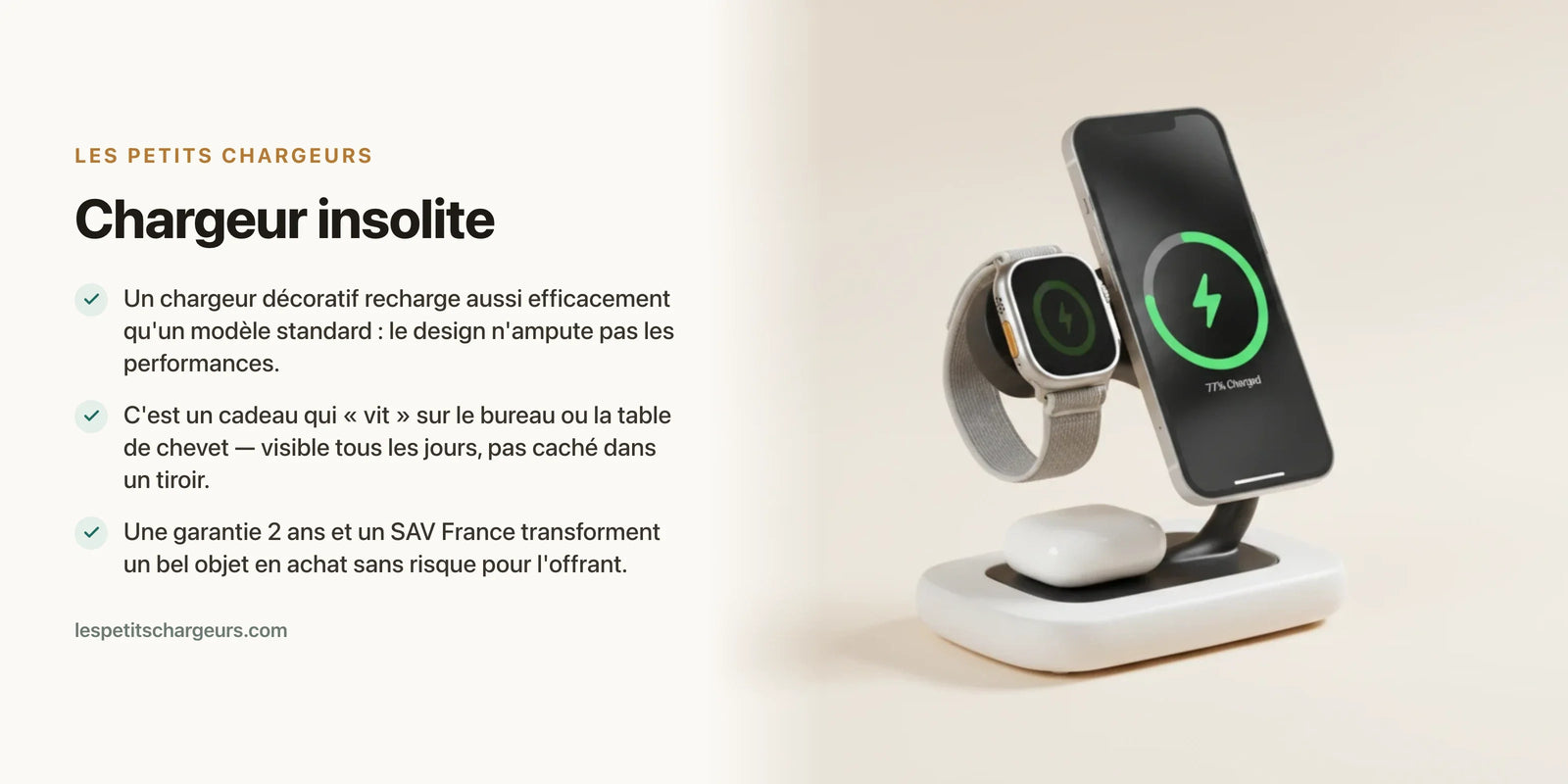 Chargeur insolite : les 5 modèles les plus originaux en France (et pourquoi ils cartonnent en cadeau) — chargeur sans fil Les Petits Chargeurs