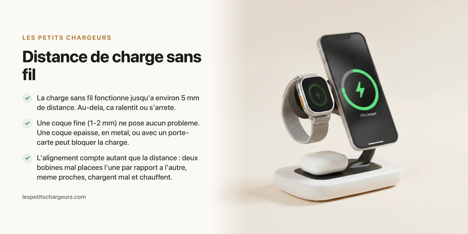 Distance de charge sans fil : a quelle distance ca marche vraiment ? — chargeur sans fil Les Petits Chargeurs