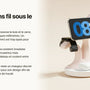 Chargeur sans fil sous le bureau : recharger a travers le plateau ? — chargeur sans fil Les Petits Chargeurs