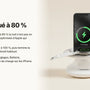 iPhone bloqué à 80 % — chargeur sans fil Les Petits Chargeurs