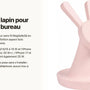 Objet design lapin pour le salon ou le bureau — chargeur sans fil Les Petits Chargeurs