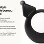 Objet kawaii style Kuromi pour le bureau ou la chambre — chargeur sans fil Les Petits Chargeurs