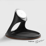 Wireless charger in black by Craft Kitties, sleek design for modern office setups