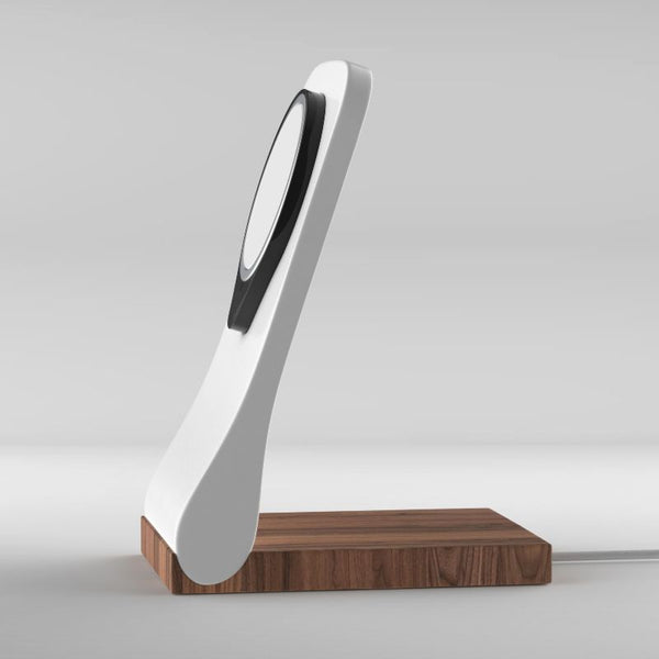 Support Téléphone EléganTech Bois MagSafe avec Chargeur 15W