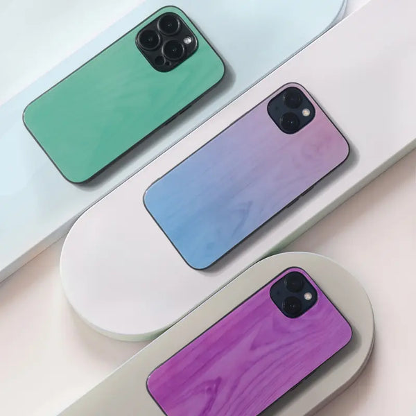 Coque MagSafe rose/bleue, verte et violette pour iPhone 16, protection robuste avec chargement sans fil.