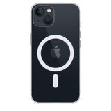 Transparent MagSafe case for iPhone with magnetic wireless charging compatibility, designed by Accessoire.