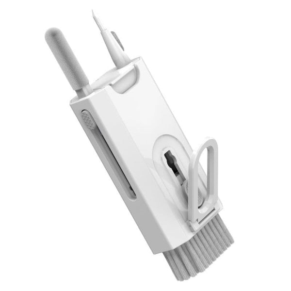 White multifunctional 8-in-1 cleaning kit with various attachments for versatile cleaning tasks from Accessoire.
