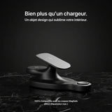 Craft Kittiesfr 3-in-1 charger in sleek black design, ideal for new office setups