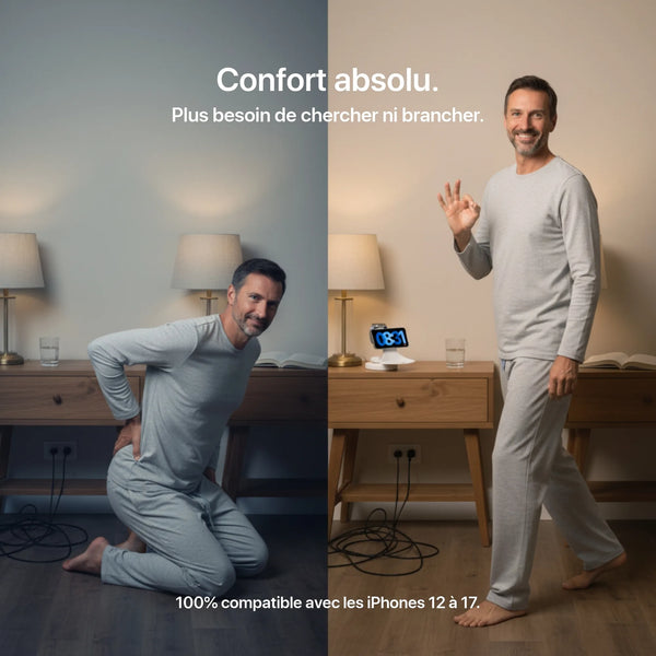 Craft Kittiesfr Pélican 3-in-1 charger with sleek design, suitable for new office setup essentials.