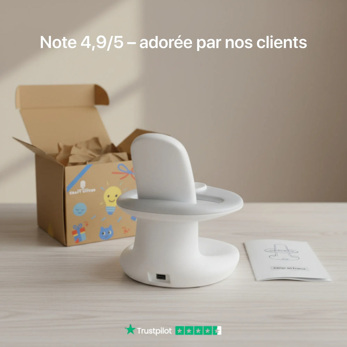 Étreinte - Chargeur Sans Fil Rapide 15W DC 5V-9V