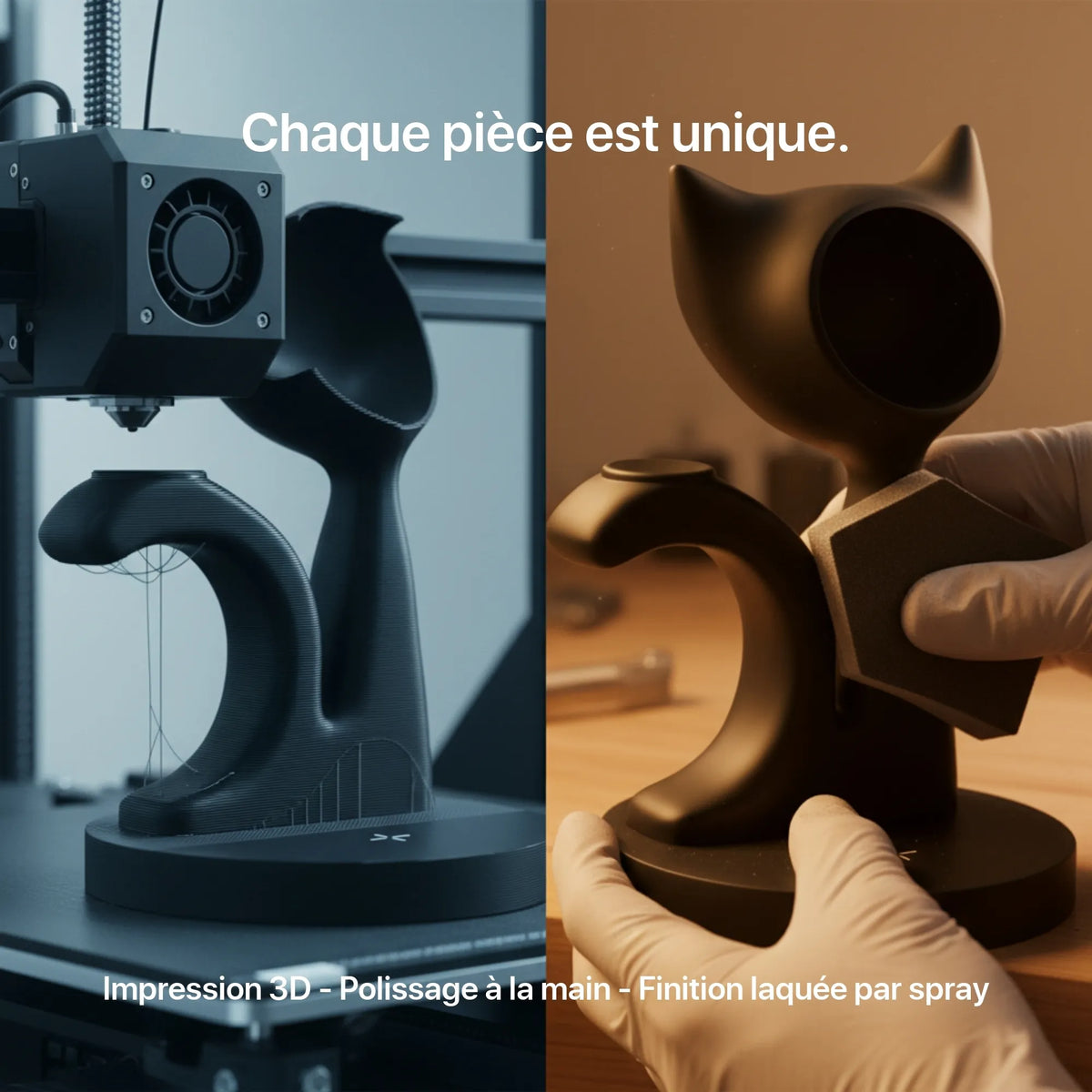 Chargeur Sans Fil Chaton - Station Charge Rapide 30W