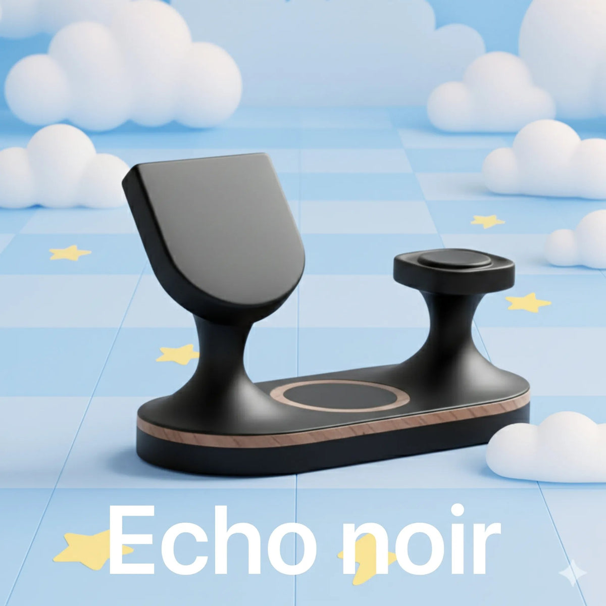 Chargeur 3-En-1 — Echo Noir