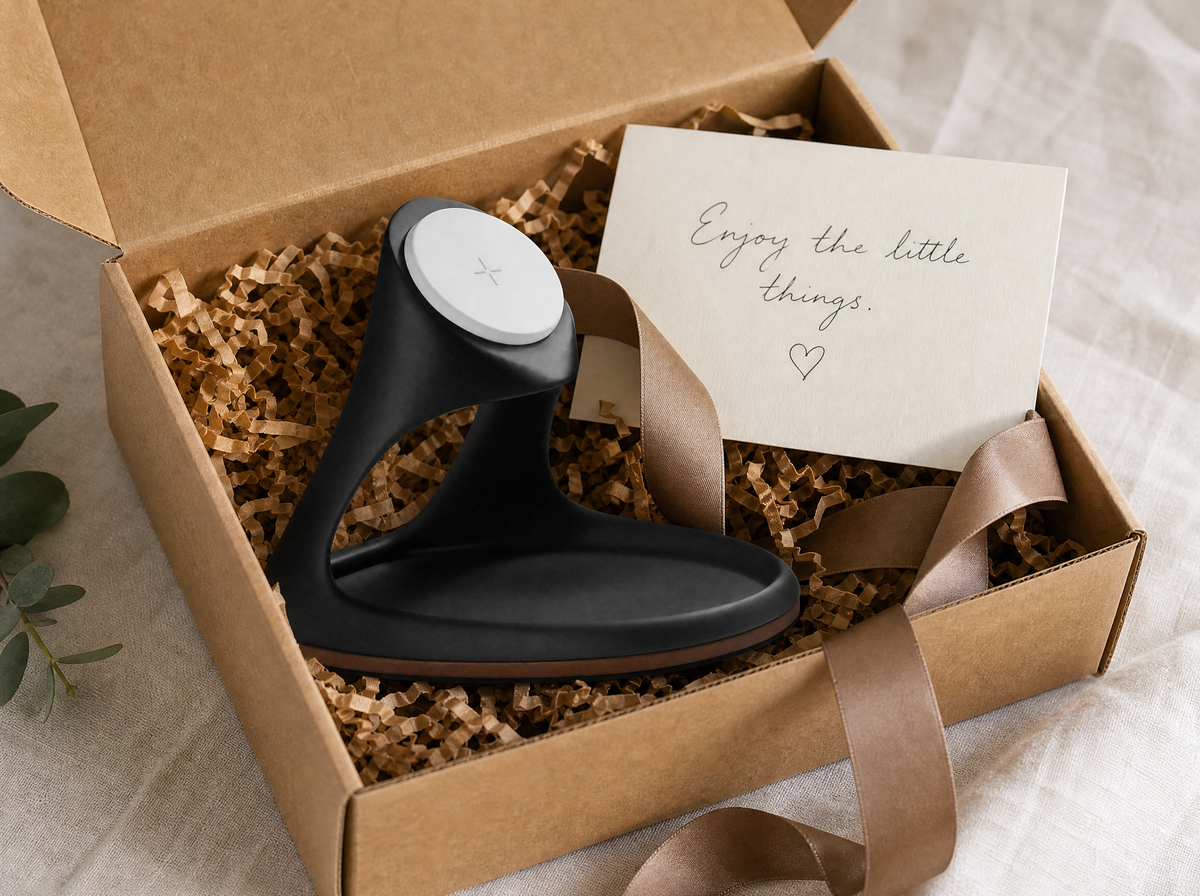 Étape 4 — packaging : Vaisseau dans boîte cadeau kraft