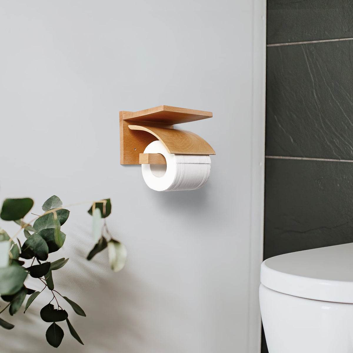 CHAMPLITE - Lampe Champignon Bois Écologique Chêne Rouge Noyer