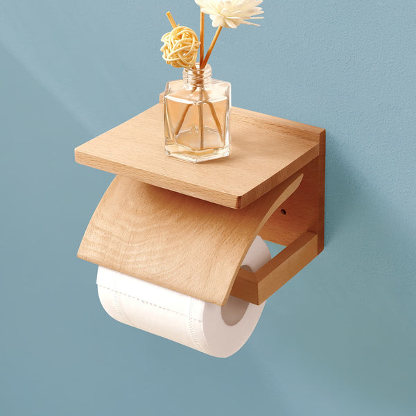 Ecological wooden lamp in red oak with a stylish mushroom design by Chêne rouge.